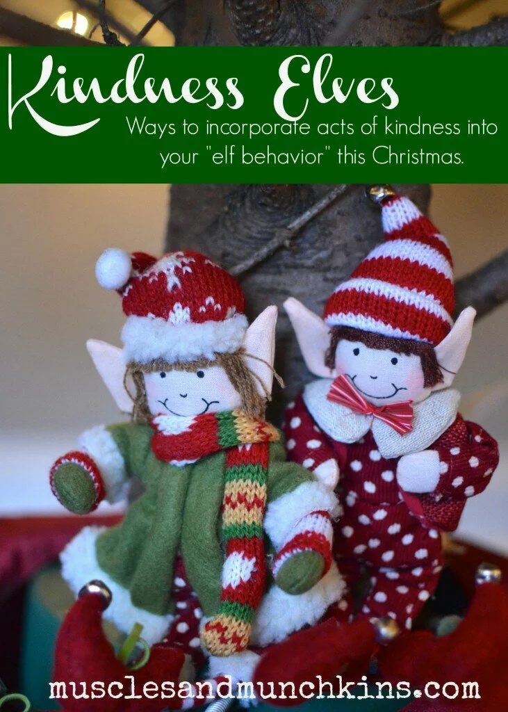 Kindness Elves or Elf on the Shelf? Either one, use some of these creative ideas to incorporate acts of kindness and the teachings of Jesus this holiday season.  