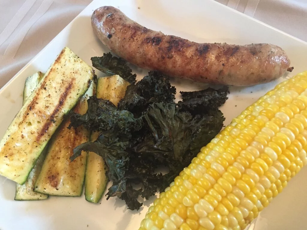 Sharing my favorite eat from the week: Fresh Thyme chicken sausage. 