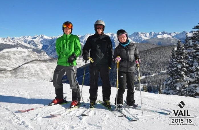 Check out this fit mom's winter ski vacation to Vail, Colorado. 